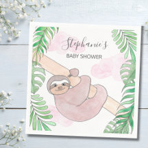 Chá de fraldas Sloth Sorridente