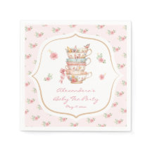 Chá de fraldas Tea Party