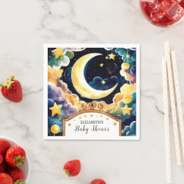 Guardanapo De Papel Chá de fraldas Twinkle Star Boho Celestial