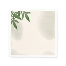 Chá de fraldas verde bege