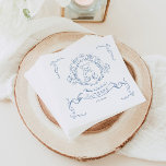 Guardanapo De Papel Chá de fraldas Vintage Chinoiserie Toile<br><div class="desc">Urso de pelúcia Vintage Chinoiserie Toile Chá de fraldas Napkins. Itens correspondentes estão disponíveis.</div>