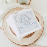 Guardanapo De Papel Chá de fraldas Vintage Chinoiserie Toile<br><div class="desc">Urso de pelúcia Vintage Chinoiserie Toile Chá de fraldas Napkins. Itens correspondentes estão disponíveis.</div>