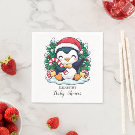 Guardanapo De Papel Chá de fraldas Whimsical Penguin Místico