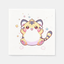 Chá de fraldas Whimsical Tiger