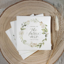 Chá de Noiva A Futur Sra Aguarela Floral