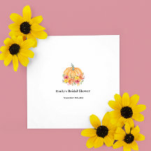 Chá de Noiva de Abóbora de Outono