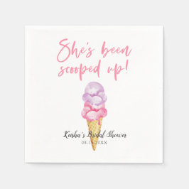 Guardanapo De Papel Chá de Noiva de Sorvete Recolhido