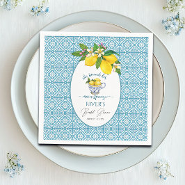 Guardanapo De Papel Chá de Noiva Ela Encontrou Seu Amor