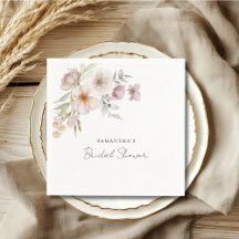 Chá de Noiva Floral Rosa Elegante
