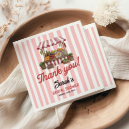 Guardanapo De Papel Chá de Noiva Fresco do Mercado 