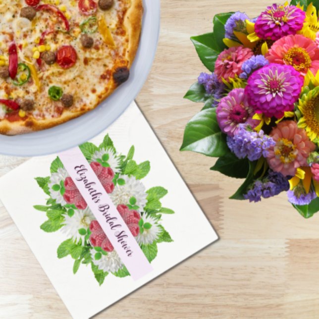 Guardanapo De Papel Chá de Noiva Jardim Dahlia (Criador carregado)