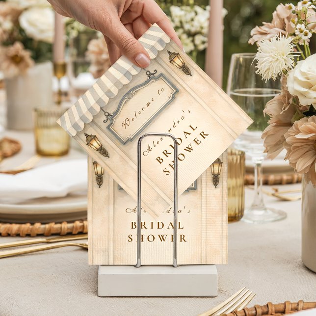 Guardanapo De Papel Chá de Noiva Jardim Floral (Criador carregado)
