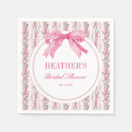 Guardanapo De Papel Chá de Noiva Love Shack Vintage Rosa