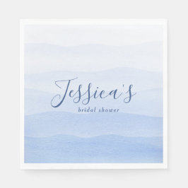 Guardanapo De Papel Chá de panela Azul Corante Dip Gradiente do Ombre