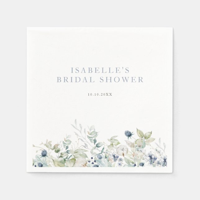 Guardanapo De Papel Chá de panela Botânico de inverno (Frente)