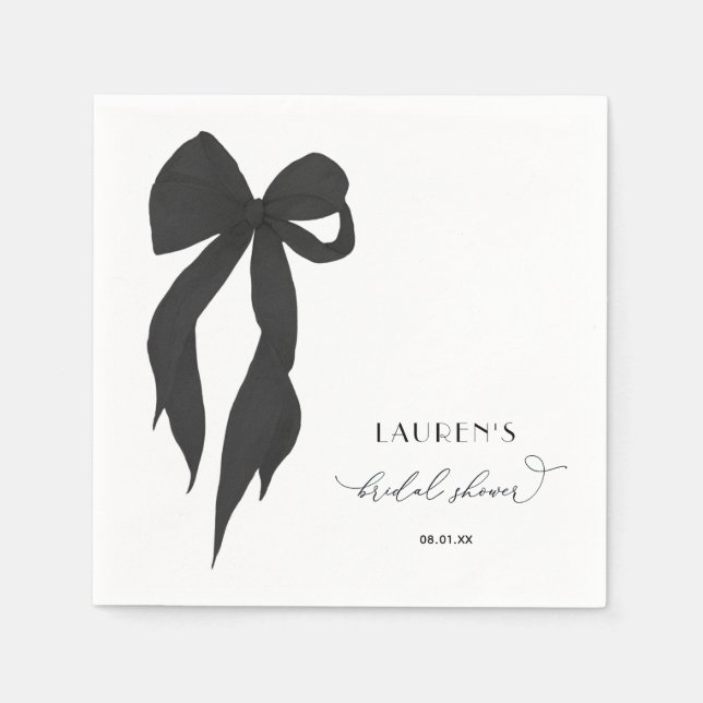 Guardanapo De Papel Chá de panela Casando preto trava (Frente)