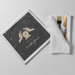 Guardanapo De Papel Chá de panela Celestial do Cartão Zodiac Tarot Mís