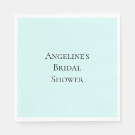 Guardanapo De Papel Chá de panela Chic Mint