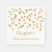 Chá de panela Confetti Dourado