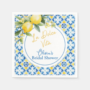 Guardanapo De Papel Chá de panela da Dolce Vita Lemon