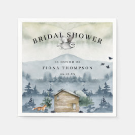 Guardanapo De Papel Chá de panela de Animais da Floresta de Aquarelas