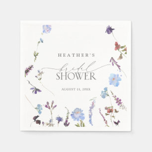 Guardanapo De Papel Chá de panela de Aquarela Azul-poeirento