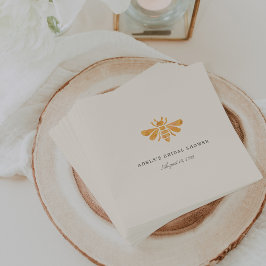 Guardanapo De Papel Chá de panela de Aquarela de Abelhas de ouro