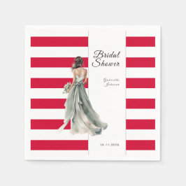 Guardanapo De Papel Chá de panela de Aquarela Vermelha Cereja