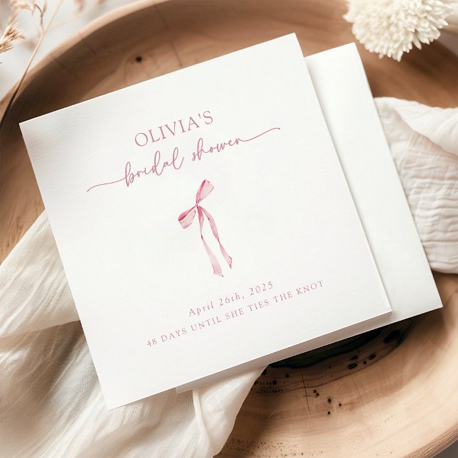 Guardanapo De Papel Chá de panela de Arco de coquete de Casando (Criador carregado)