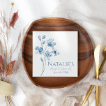 Guardanapo De Papel Chá de panela de Borboleta de Flor Selvagem Dusty<br><div class="desc">Apresentando nosso Chá de panela de Borboleta Azul e Derrante Napkins! Adicione um pouco de elegância natural à sua celebração de primavera ou de verão com estes guardanapos encantadores. Projetados com delicados tons azuis, roxos e lavandas, eles capturam a beleza das flores silvestres e borboletas. Perfeito para qualquer chá de...</div>