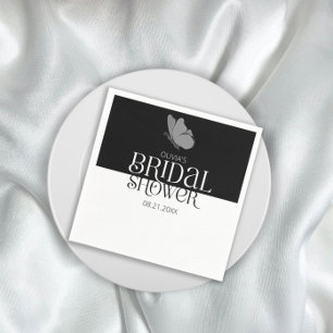 Guardanapo De Papel Chá de panela de borboleta minimalista chic