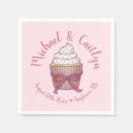 Guardanapo De Papel Chá de panela de Casamento Sprinkles Arco Rosa