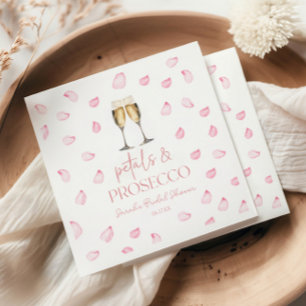 Guardanapo De Papel Chá de panela de Champanhe Petals & Prosecco