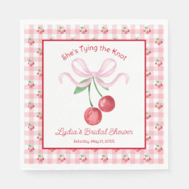 Guardanapo De Papel Chá de panela de Cherry Monogam