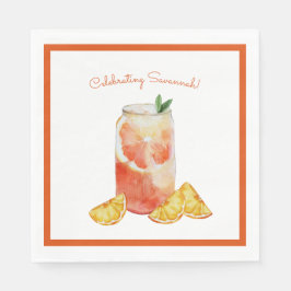 Guardanapo De Papel Chá de panela de coquetel Papel de aniversário