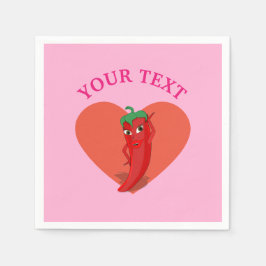 Guardanapo De Papel Chá de panela De Fiesta Rosa Com Diva De Pimenta V