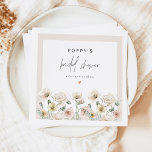 Guardanapo De Papel CHÁ DE PANELA de flor selvagem do Pastel Russo POP<br><div class="desc">Este guardanapo de papel de chá de panela apresenta lindas flores silvestres amassadas e um conjunto de fontes modernas. Este guardanapo é perfeito para o seu primavera ou evento de verão. Par com qualquer coisa na Coleção POPPY para um olhar coeso.</div>
