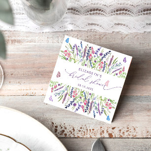 Guardanapo De Papel Chá de panela de Lavanda de Aquarela Napkins