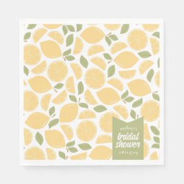 Guardanapo De Papel Chá de panela de limões personalizado