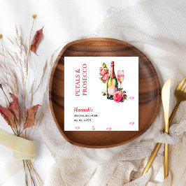 Guardanapo De Papel Chá de panela De Petais E Prosecco