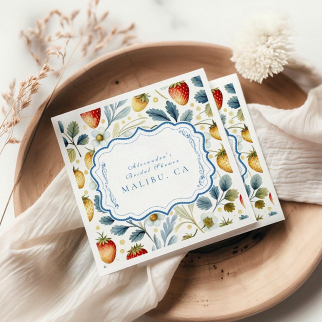 Guardanapo De Papel Chá de panela de pincel flexível Berry (Criador carregado)