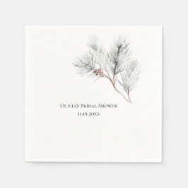 Guardanapo De Papel Chá de panela de pinheiro branco Elegante