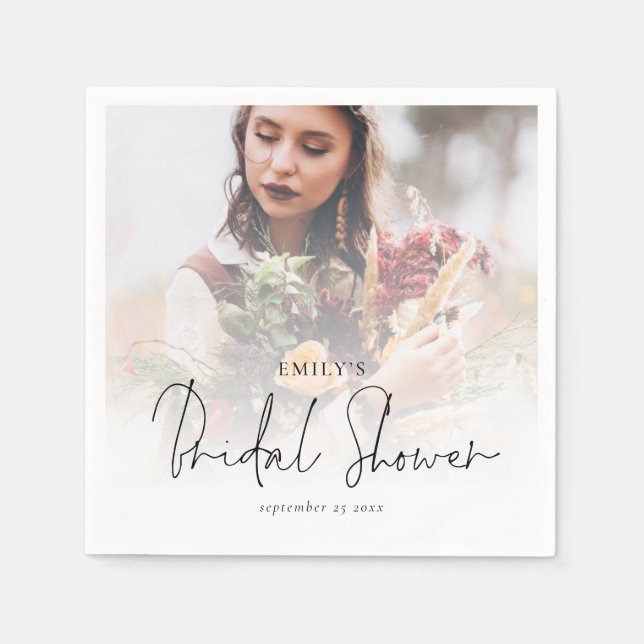 Guardanapo De Papel Chá de panela de Script de Sobreposição de Fotos M (Frente)