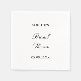 Guardanapo De Papel Chá de panela de Script Minimalista Napkins