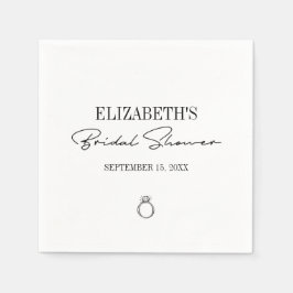 Guardanapo De Papel Chá de panela de Script Moderno