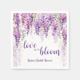 Guardanapo De Papel Chá de panela de Wisteria de Aquarela Puro