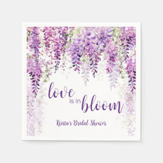 Guardanapo De Papel Chá de panela de Wisteria de Aquarela Puro