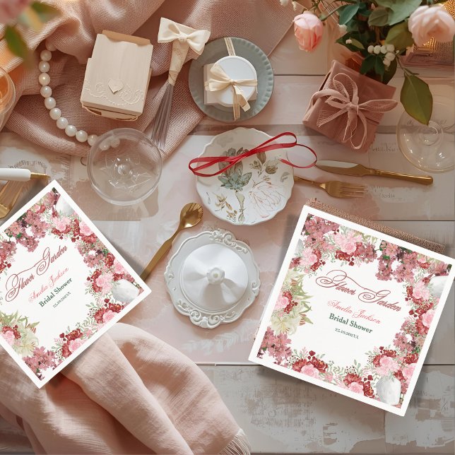 Guardanapo De Papel Chá de panela do Jardim Flor (Criador carregado)