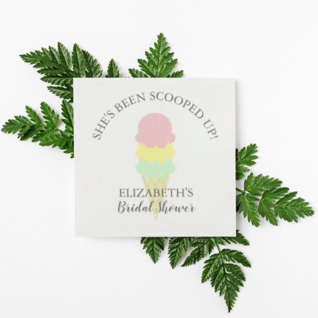 Guardanapo De Papel Chá de panela do Sorvete cooptado (Criador carregado)