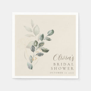 Guardanapo De Papel Chá de panela Dourado Minimalista Personalizado